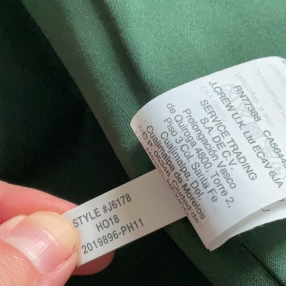 J.Crew Mercantile Vail Wool Blend Parka in Academic Green, size 0 - Picture 9 of 14